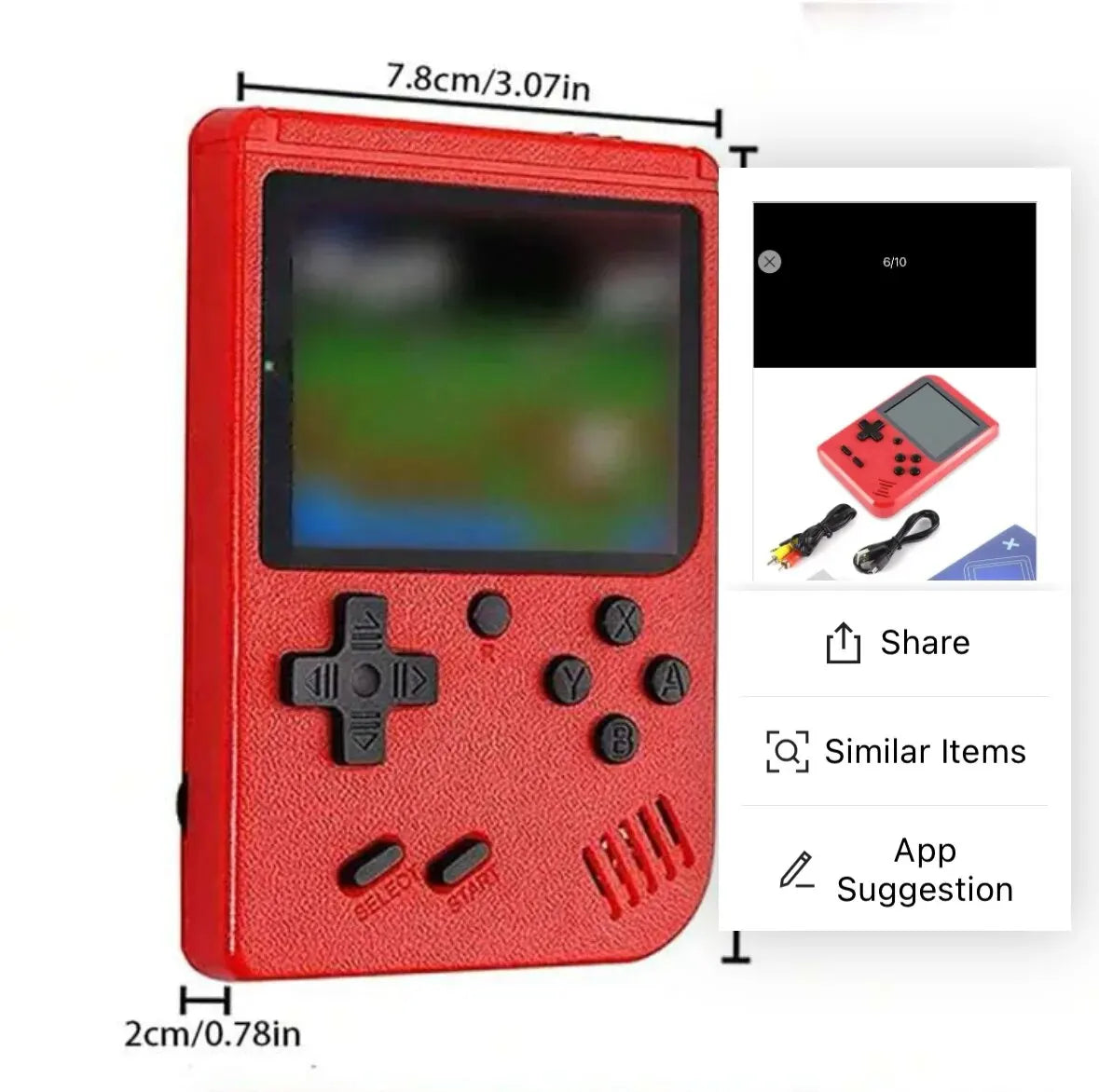 Red Retro Classic Games