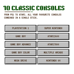 4K Wireless Retro Game Stick with 20,000 Games and Two Controllers