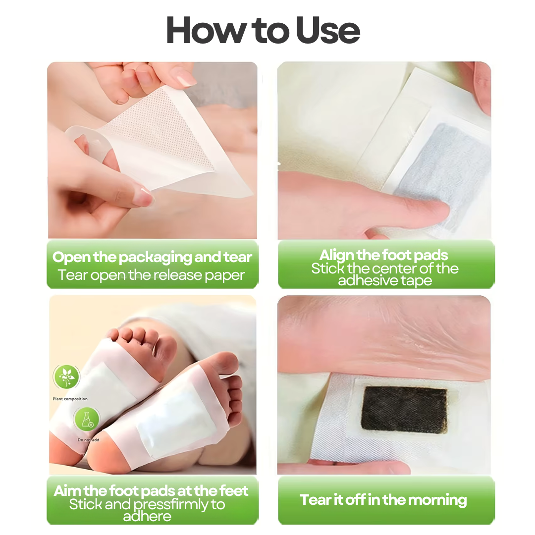 Natural Detox Foot Pads – Absorb Toxins and Impurities From the Body